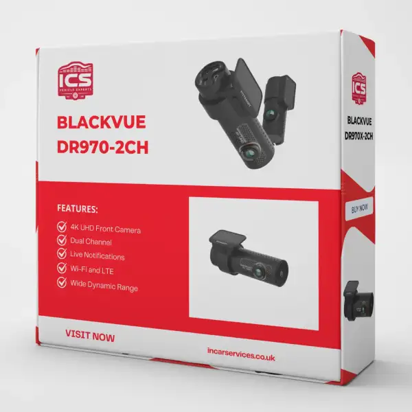 BlackVue DR970X-2CH (64GB) 4K Dual-Channel Dash Cam – Professional Fitting Available